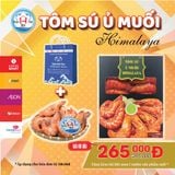 Tôm Sú Ủ Muối Himalaya hộp 500G