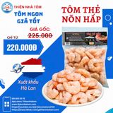 Tôm Thẻ Nõn Hấp (Vị Giòn - Ngọt)  - Túi 1kg