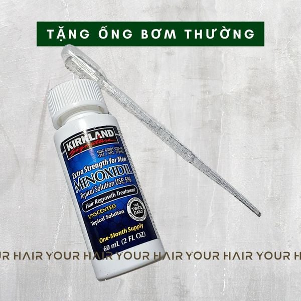 Dung dịch mọc râu & tóc Kirkland Minoxidil 5% - 60ml | Dạng lỏng 