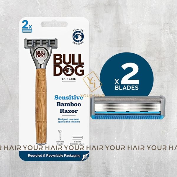  Dao cạo râu cho da nhạy cảm Bulldog Sensitive Bamboo Razor 