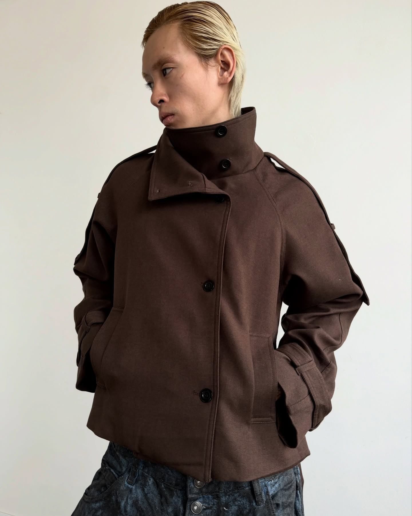 COLLAR TRENCH JACKET