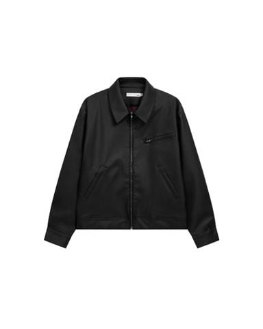  ESSENTIAL BIKER LEATHER JACKET 