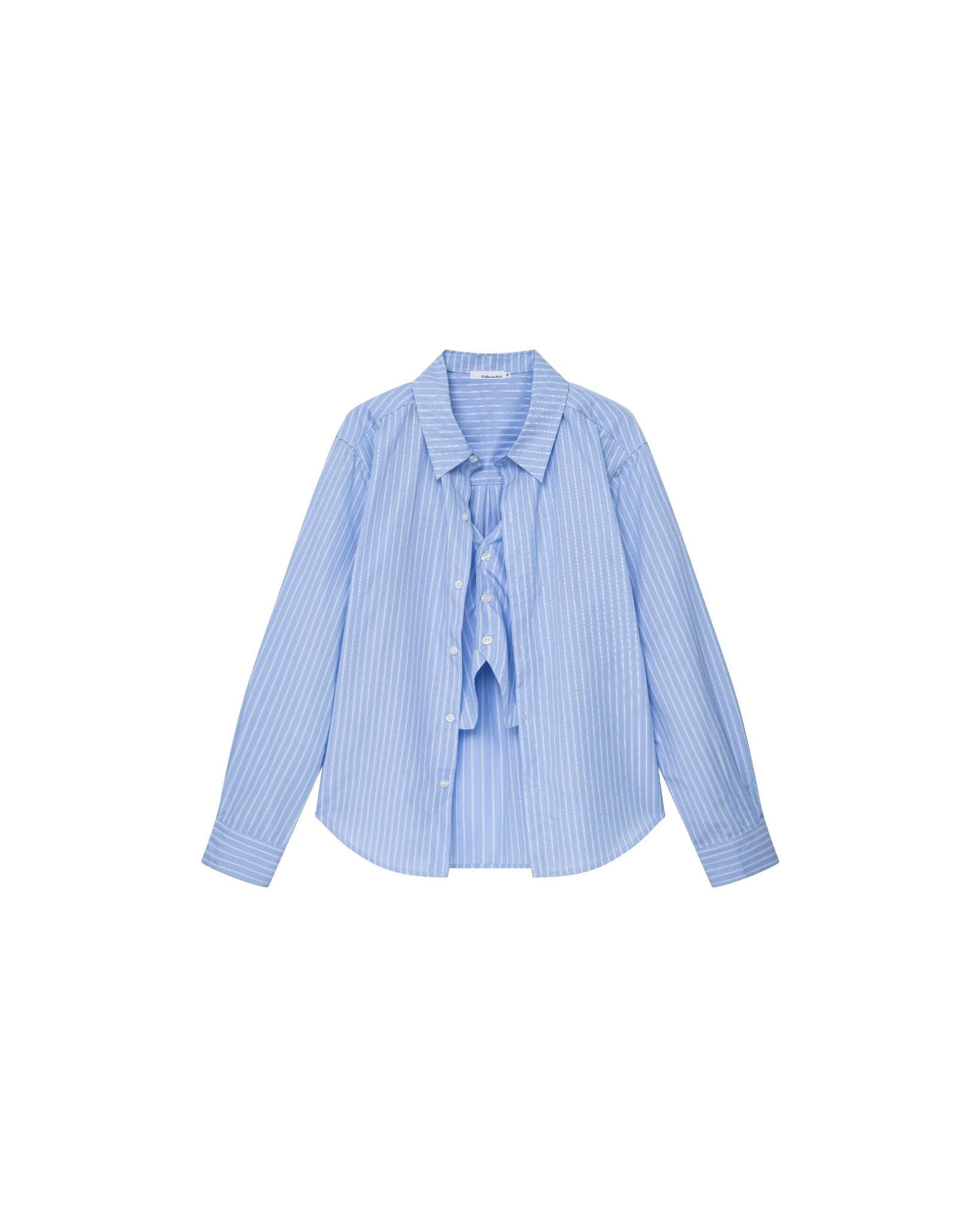 LAYERED TRIPED SHIRT