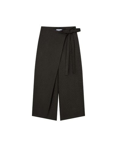  Quần Dài Ống Rộng Vạt Chéo Cột Dây - WRAP TROUSERS 