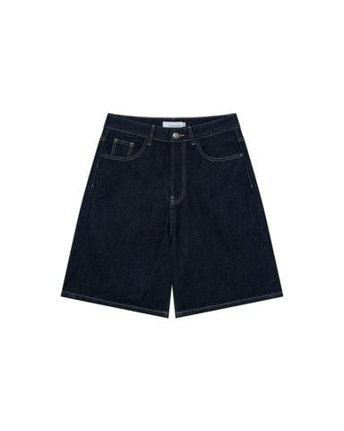  Quần Shorts Jeans Dáng Ngắn - RAW INDIGO DENIM SHORTS 