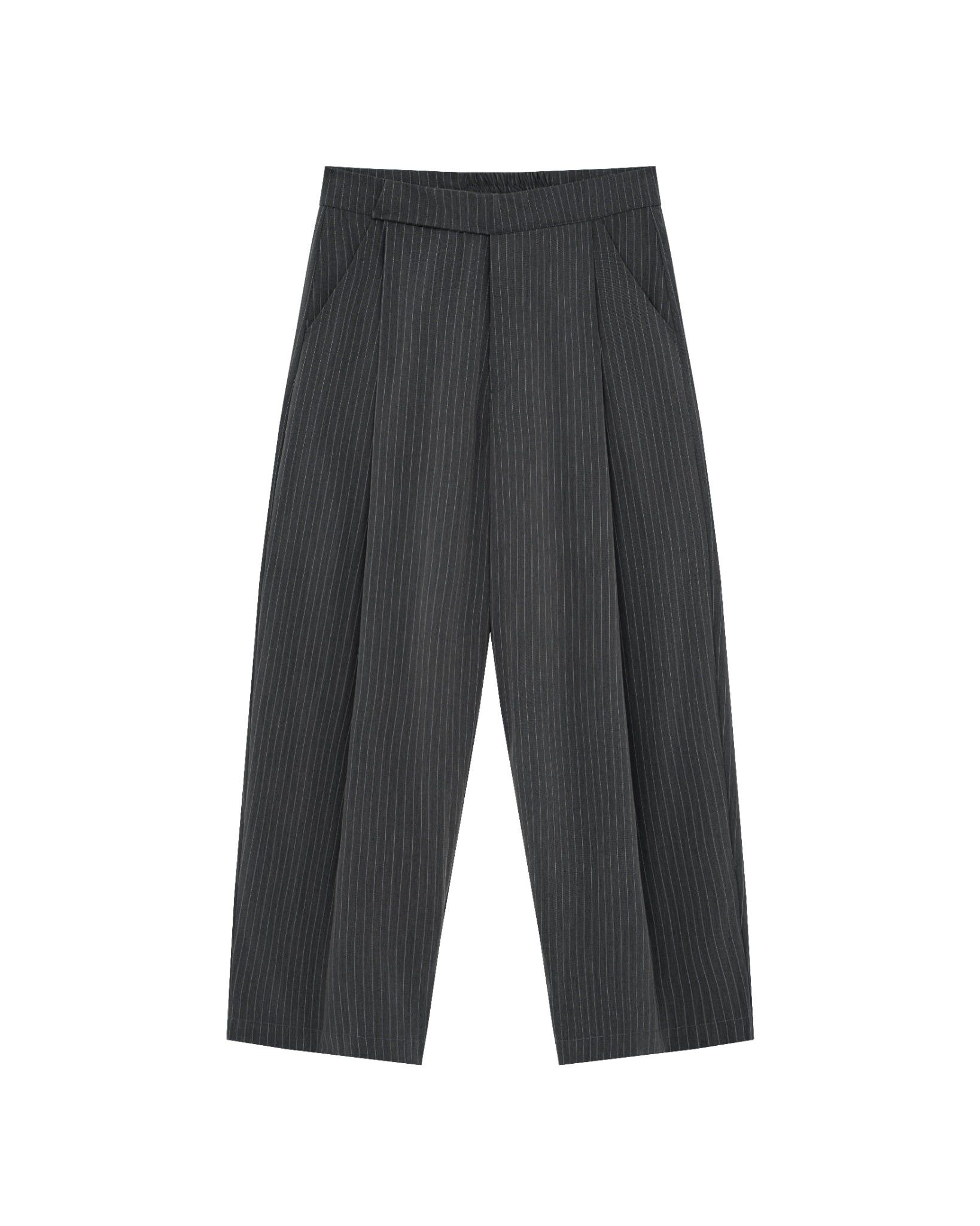 Quần Tây Dáng Dài Vải Sọc TK - TAILORED SCULPT TROUSERS