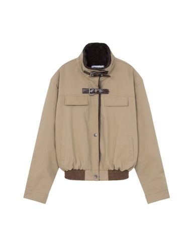  SHEARLING STRAP JACKET 