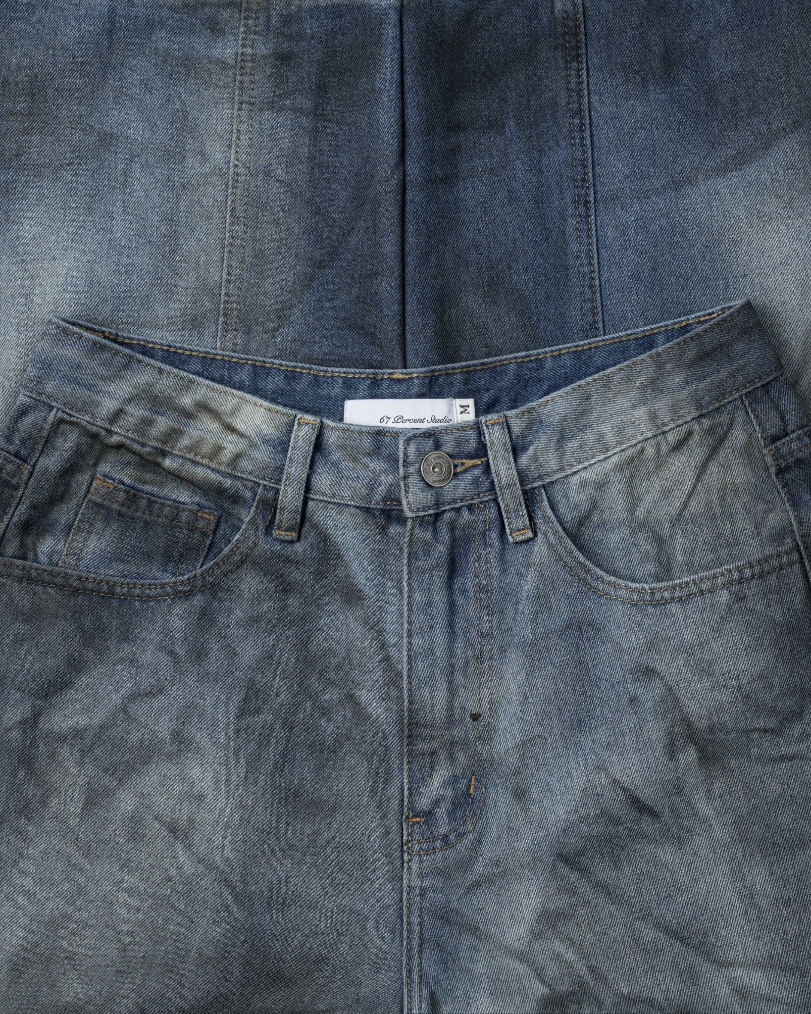 OIL DIRTY WASH JEANS