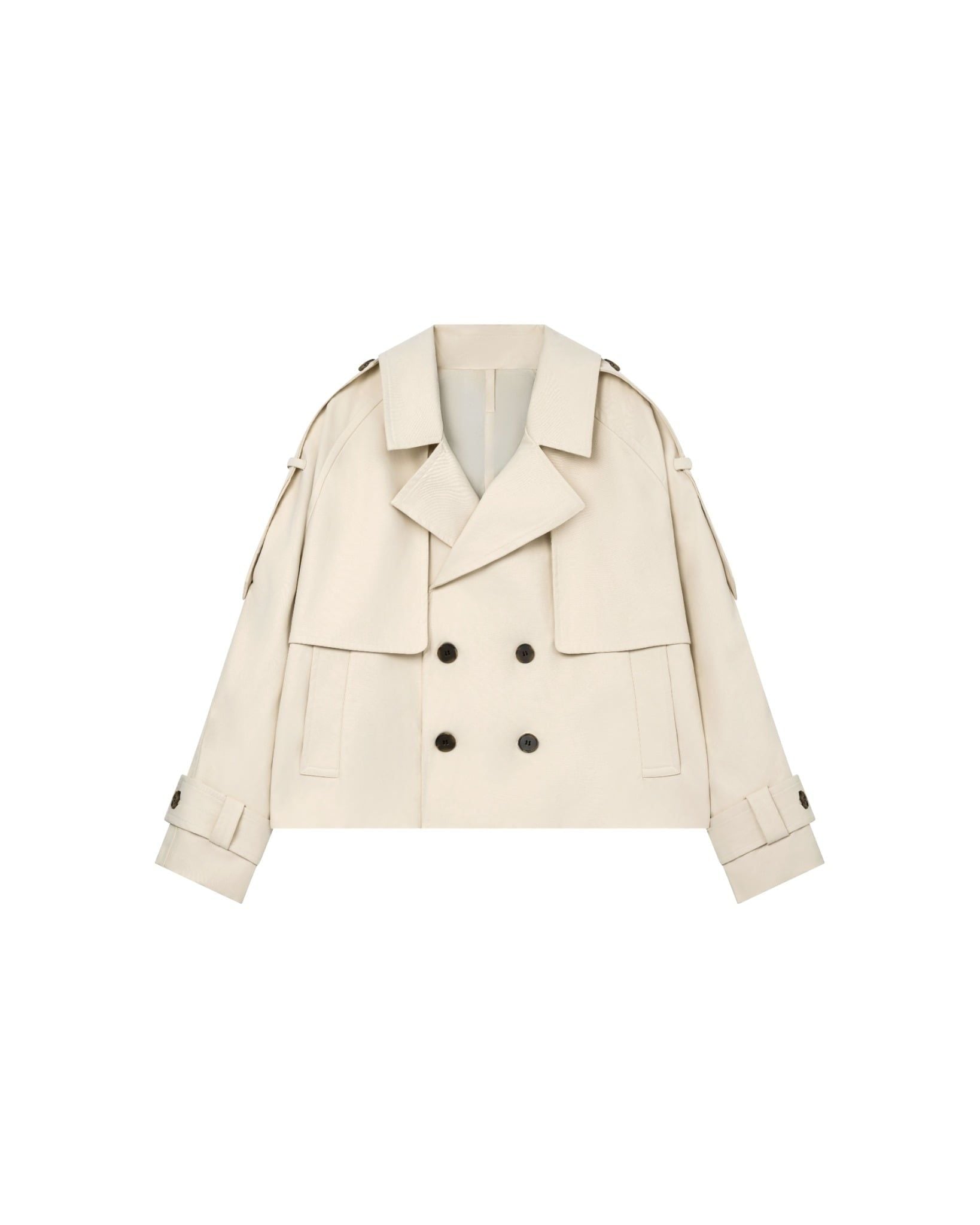 CROPPED TRENCH JACKET