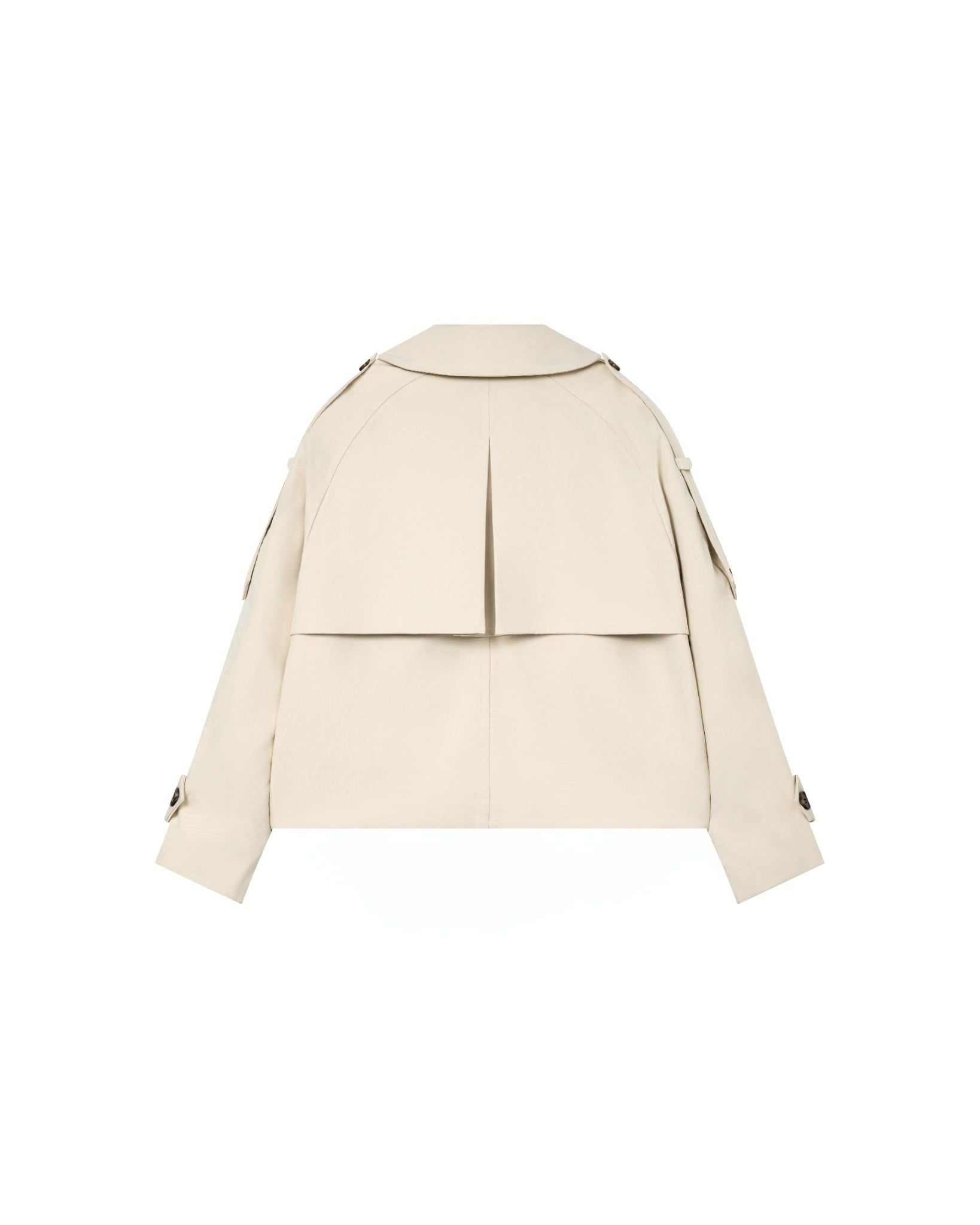 CROPPED TRENCH JACKET