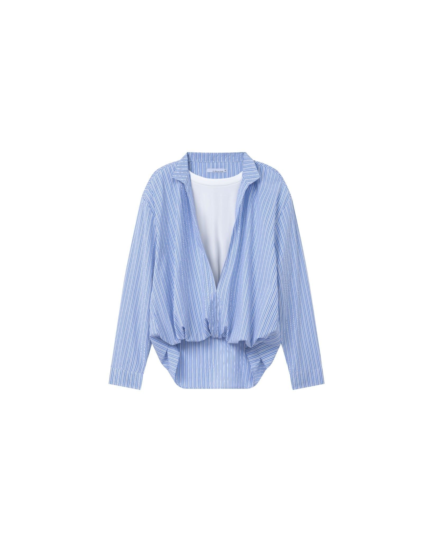 MALE LAYERED STRIPED SHIRT