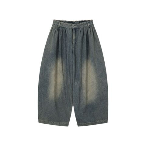  9WIDE DIRTY WASH JEANS 