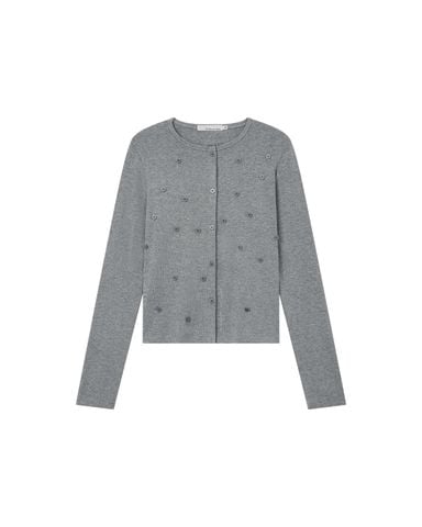  Áo Khoác Tay Dài Phối Nút - ORBIT CARDIGAN 