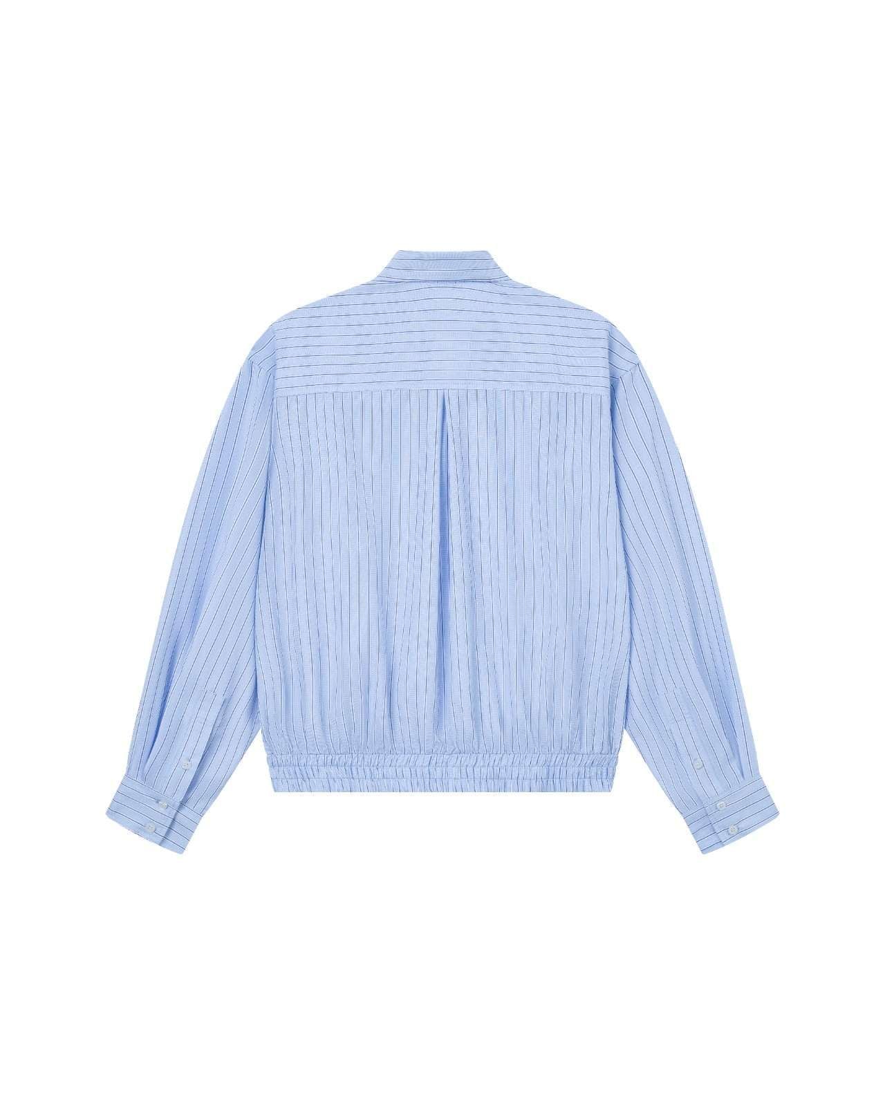 Áo Khoác Sơ Mi Cổ Bẻ Bo Chun - SHIRT BLOUSON