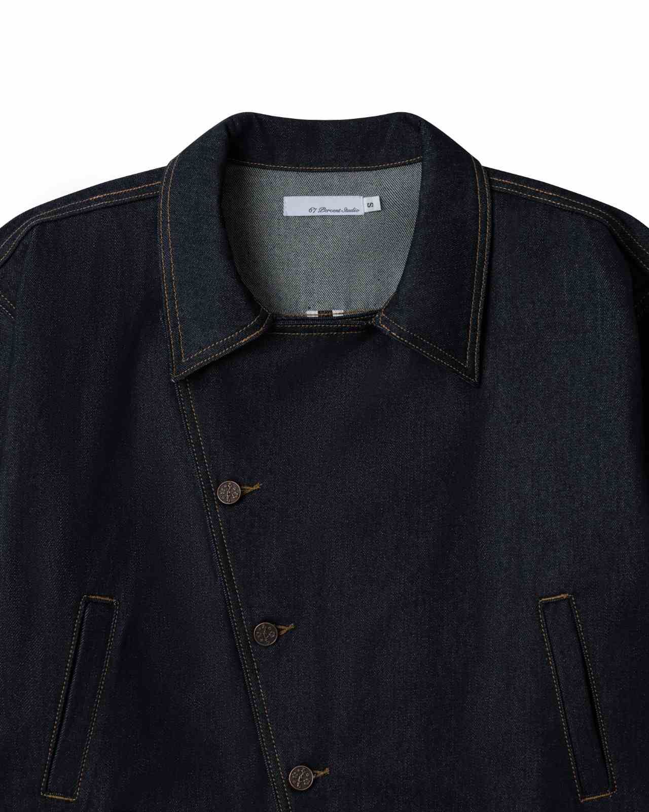 Áo Khoác Jeans Nút Chéo - ORIBE DENIM JACKET
