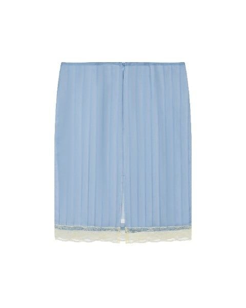Chân Váy Sọc Chữ A Phối Ren - AZURE SLIP SKIRT