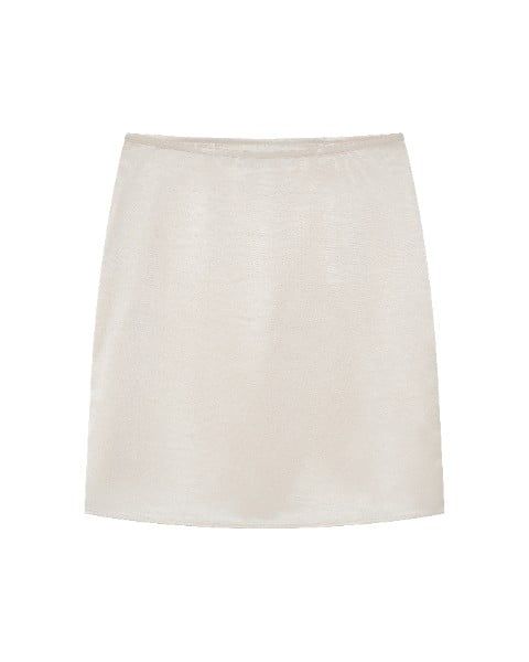 SATIN SKIRT