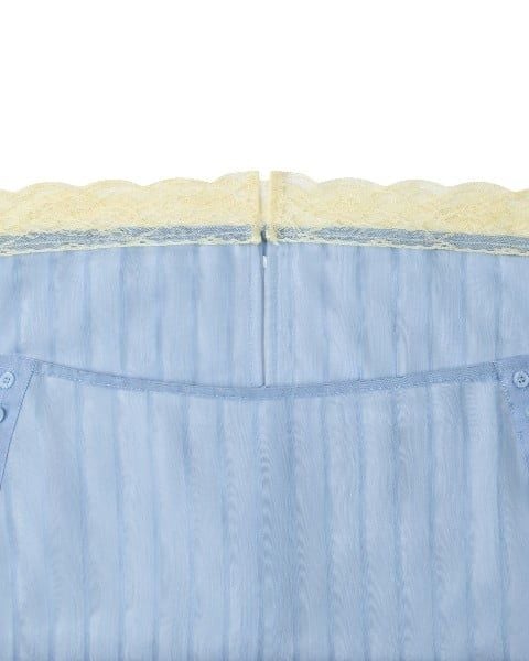 Chân Váy Sọc Chữ A Phối Ren - AZURE SLIP SKIRT
