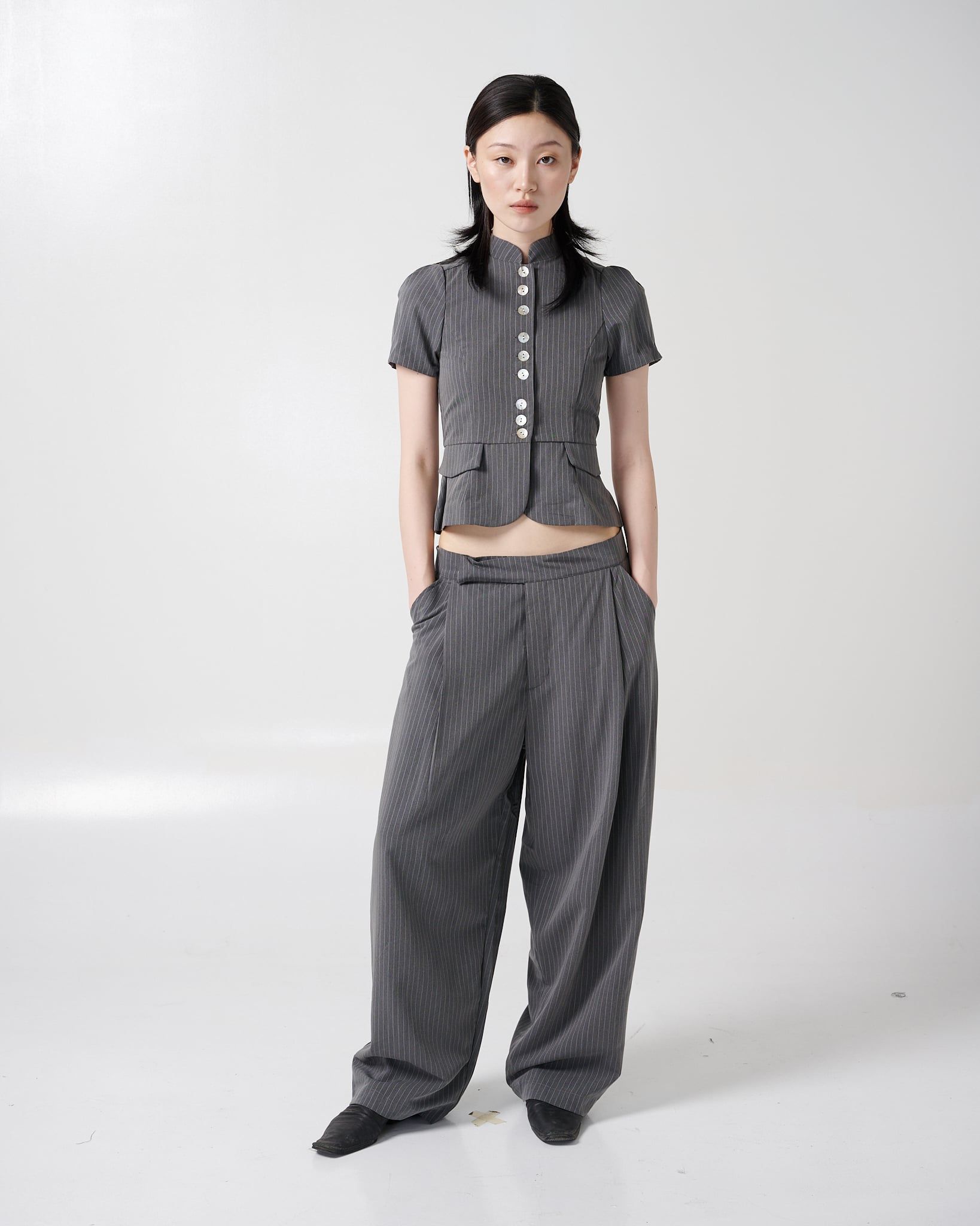 TAILORED SCULPT TROUSERS