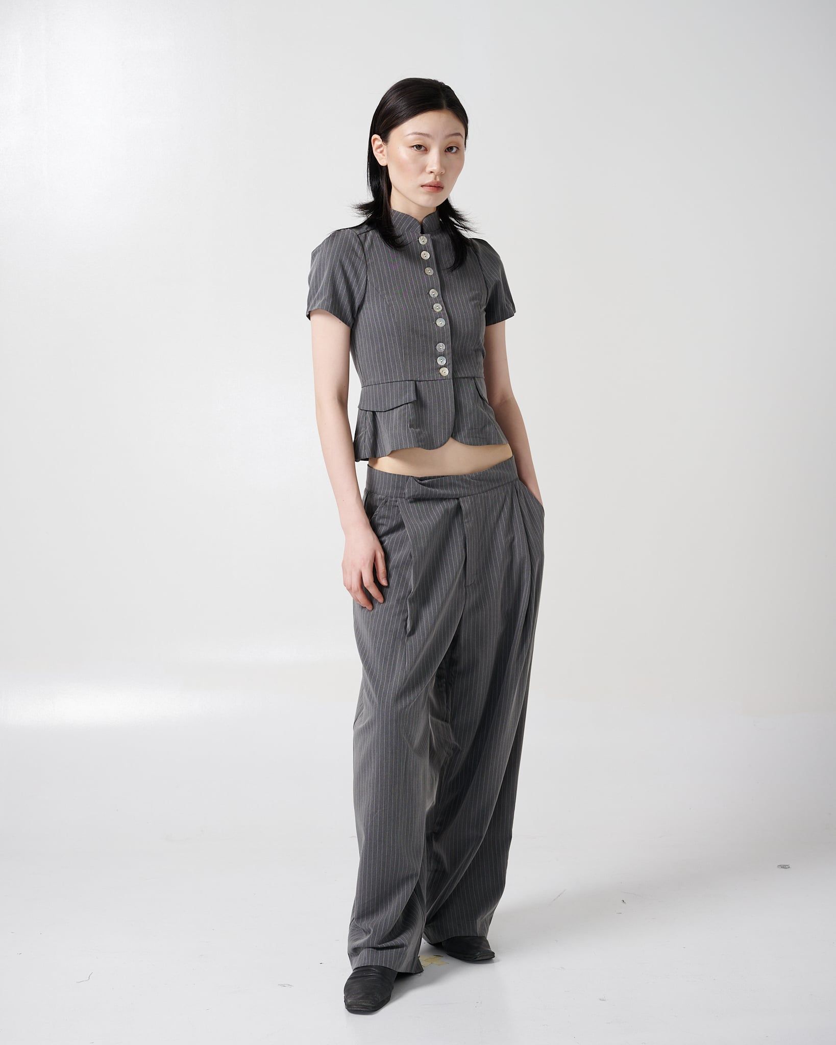 TAILORED SCULPT TROUSERS