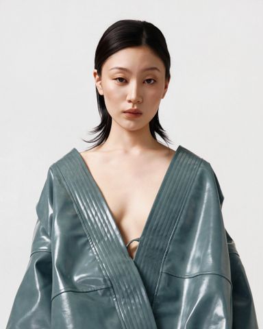  OBI LEATHER ROBE 