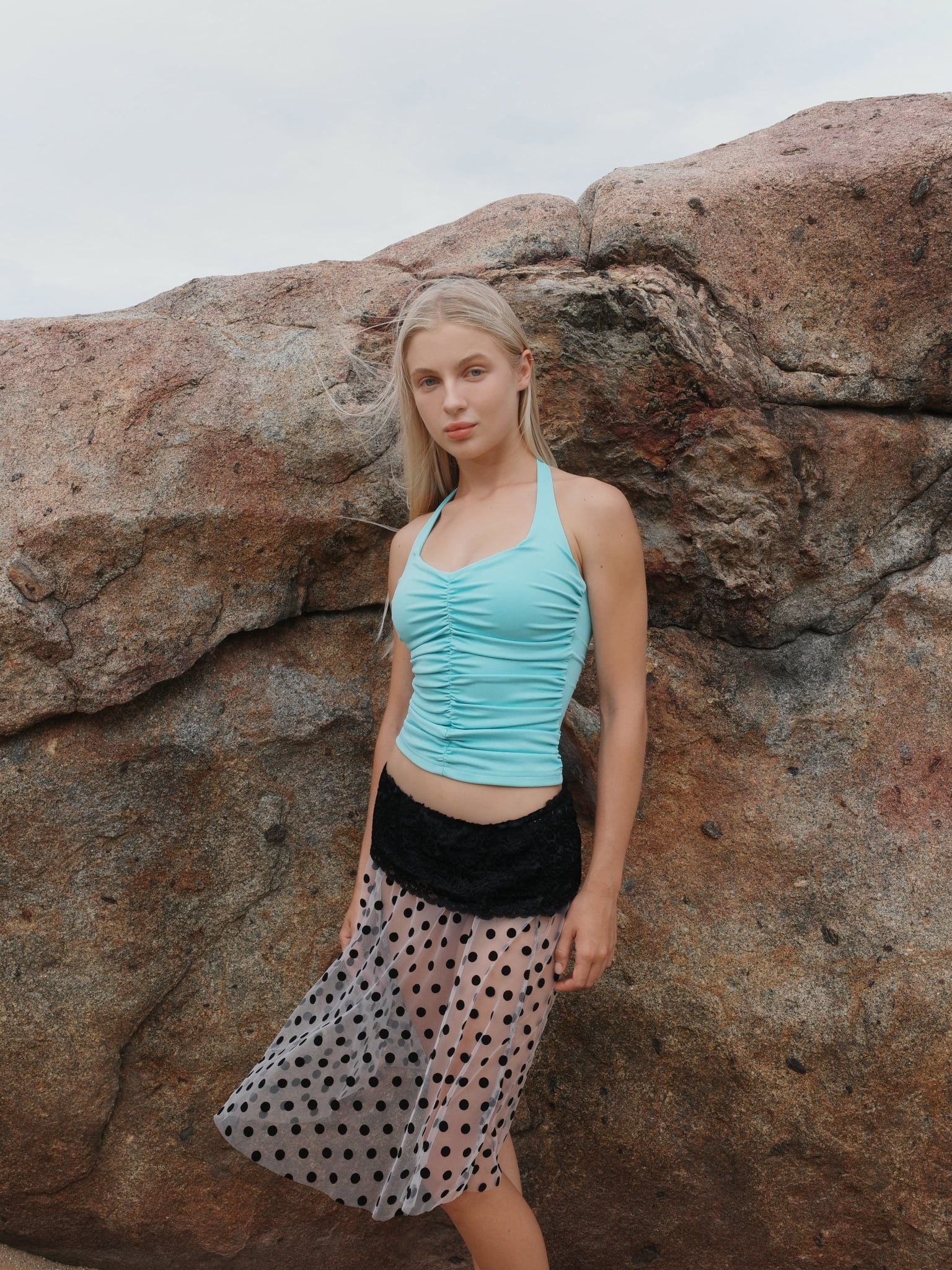 Áo Nữ Cột Dây Nhún - SCARLETT RUCHED TOP