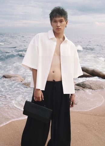  LINEN BOX SHIRT 