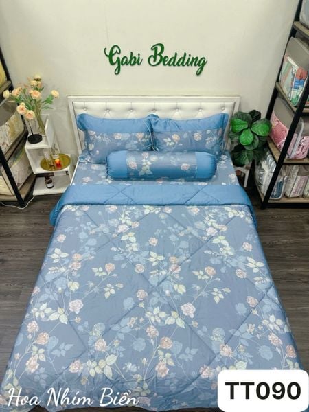  Lụa Tơ Tằm Hoa Nhím Biển 