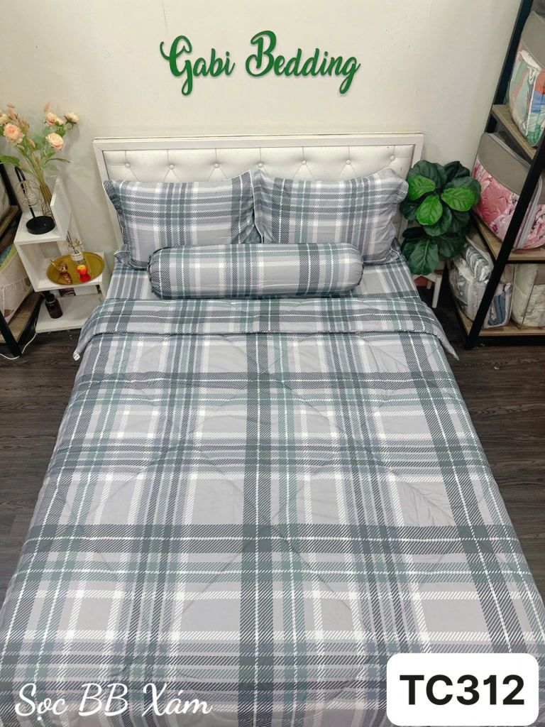  Tencel Sọc BB Xám 