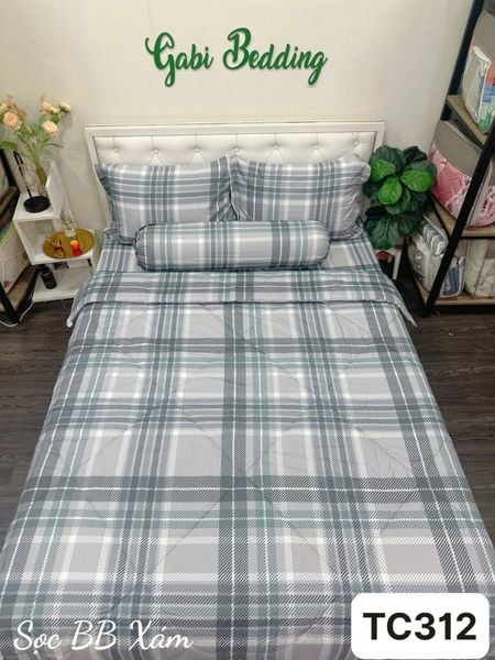  Tencel Sọc BB Xám 