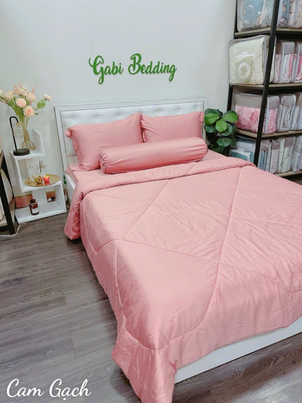  Lụa Tơ Tằm Cam Gạch 