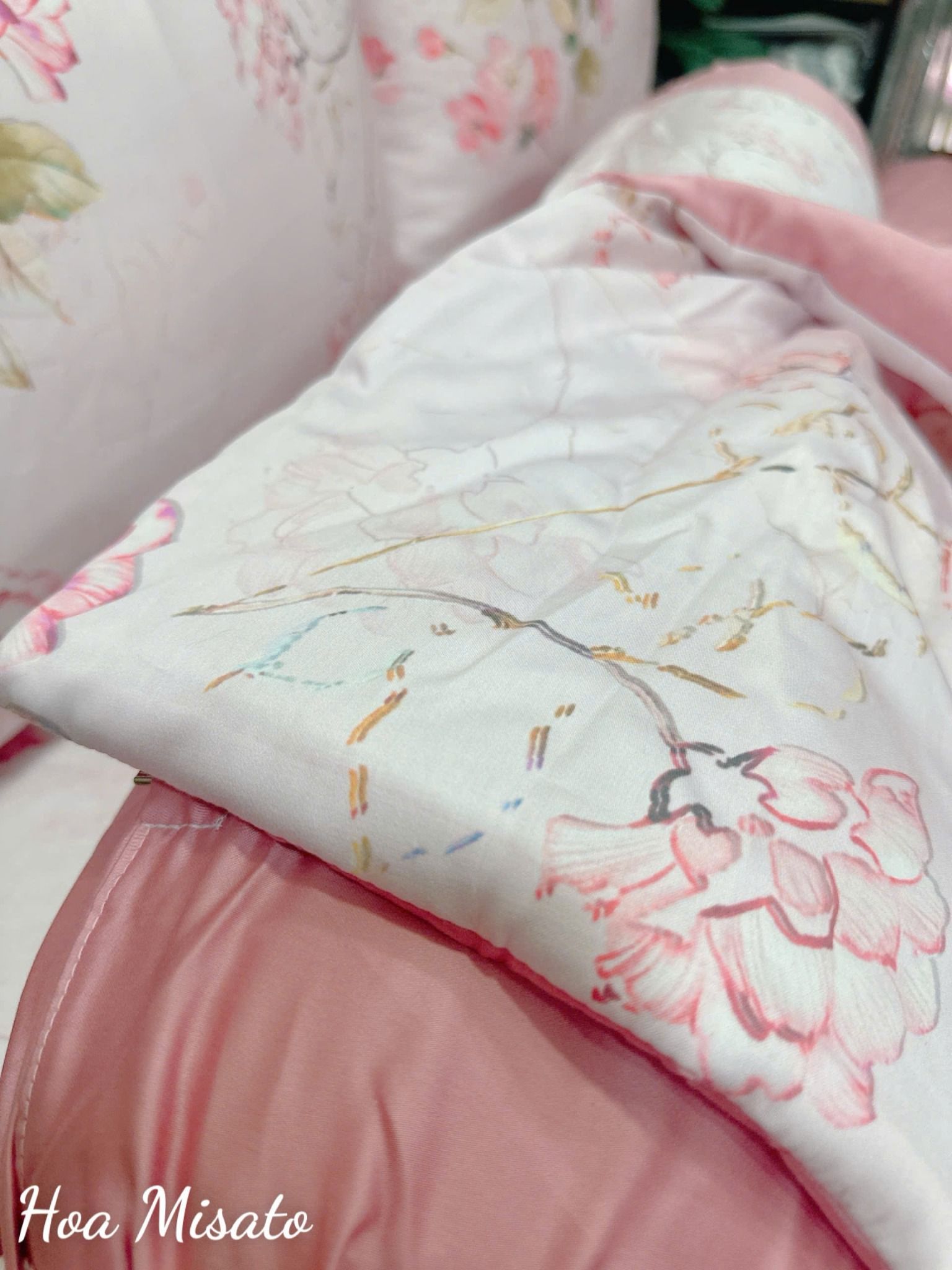  Lụa Tơ Tằm Hoa Misato 