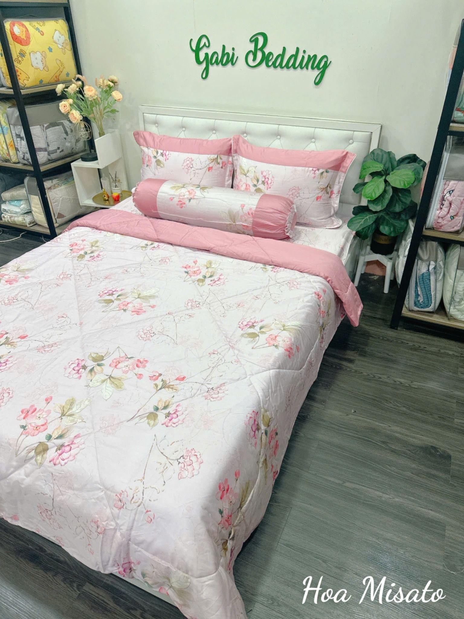  Lụa Tơ Tằm Hoa Misato 