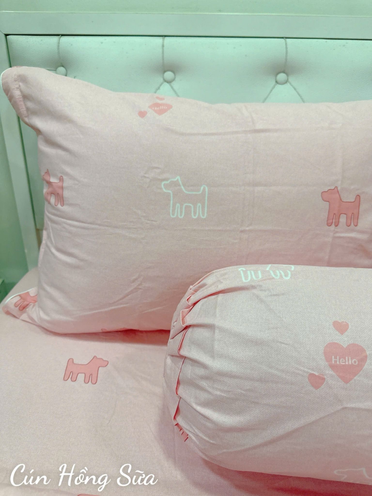  Cotton Cún Hồng Sữa 