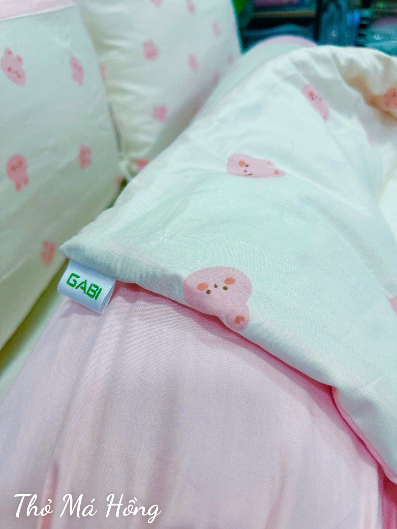  Satin Thỏ Má Hồng 