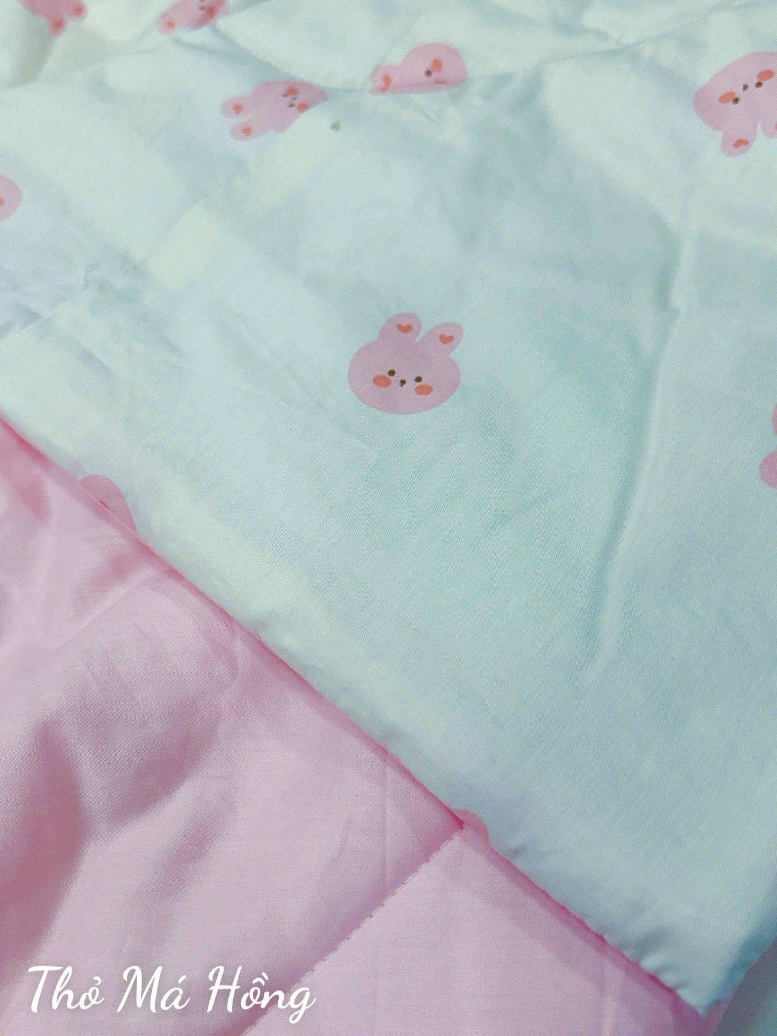  Satin Thỏ Má Hồng 