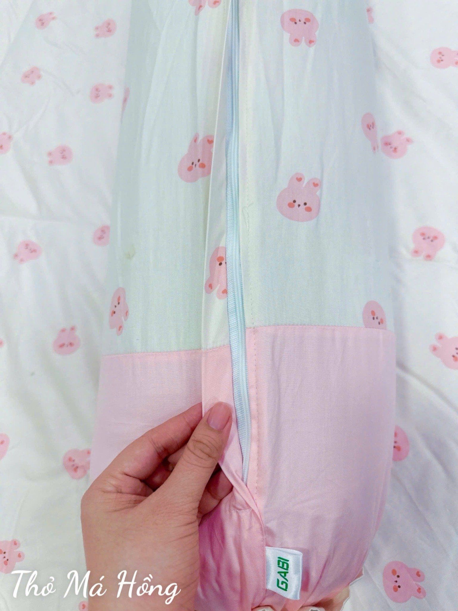  Satin Thỏ Má Hồng 