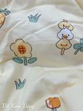  Satin Vịt Kem Vàng 