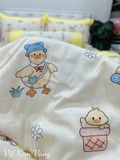  Satin Vịt Kem Vàng 