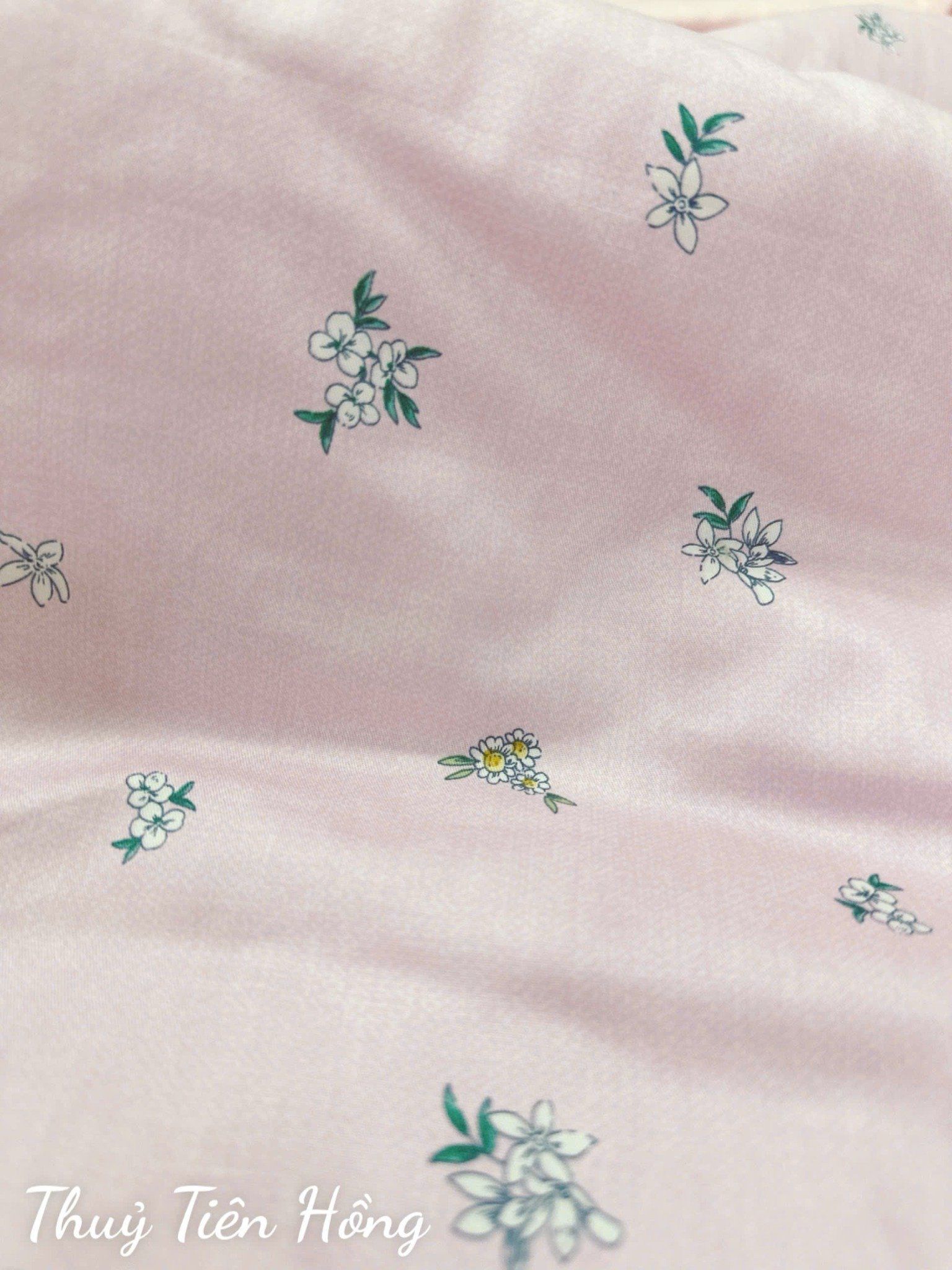  Satin Thủy Tiên Hồng 
