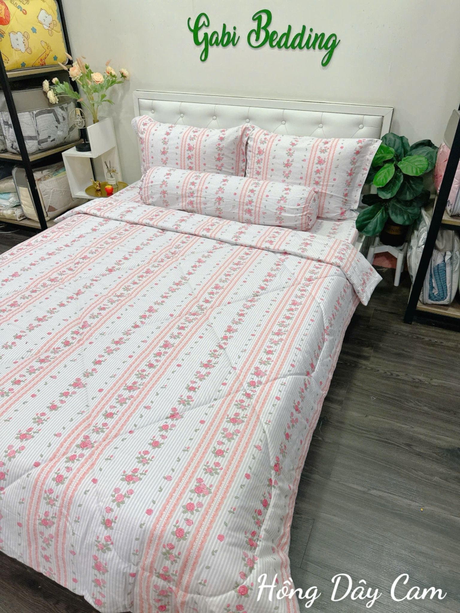  Cotton Hồng Dây Cam 