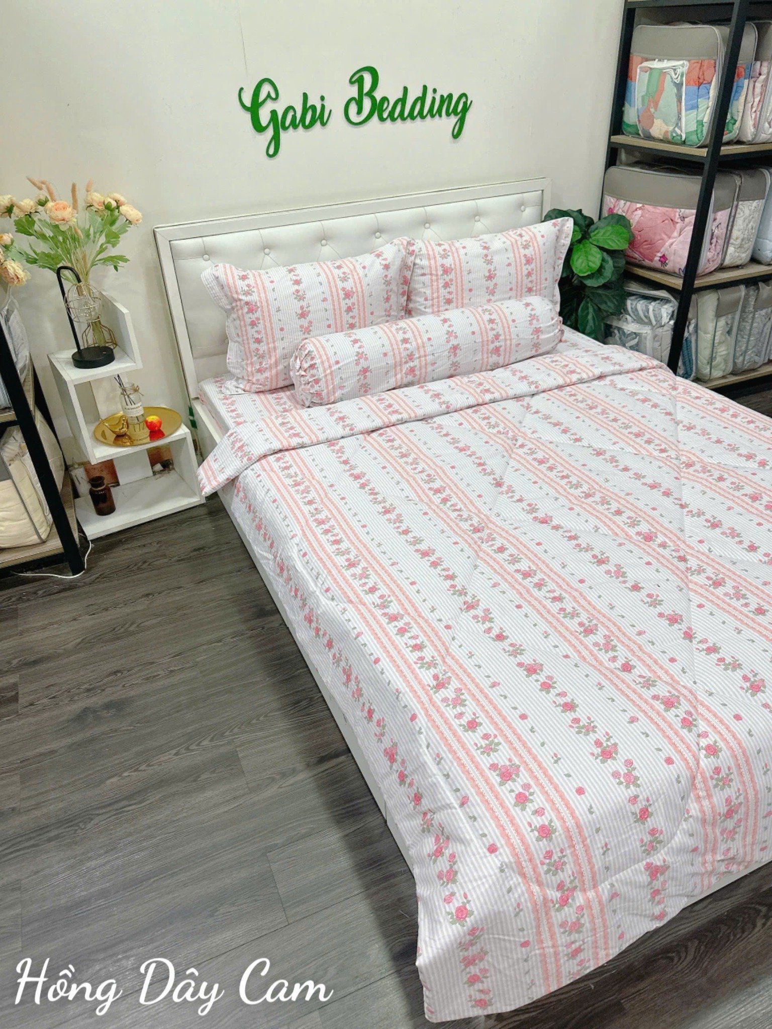  Cotton Hồng Dây Cam 