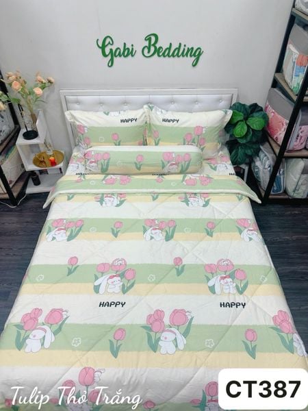  Cotton Tulip Thỏ Trắng 