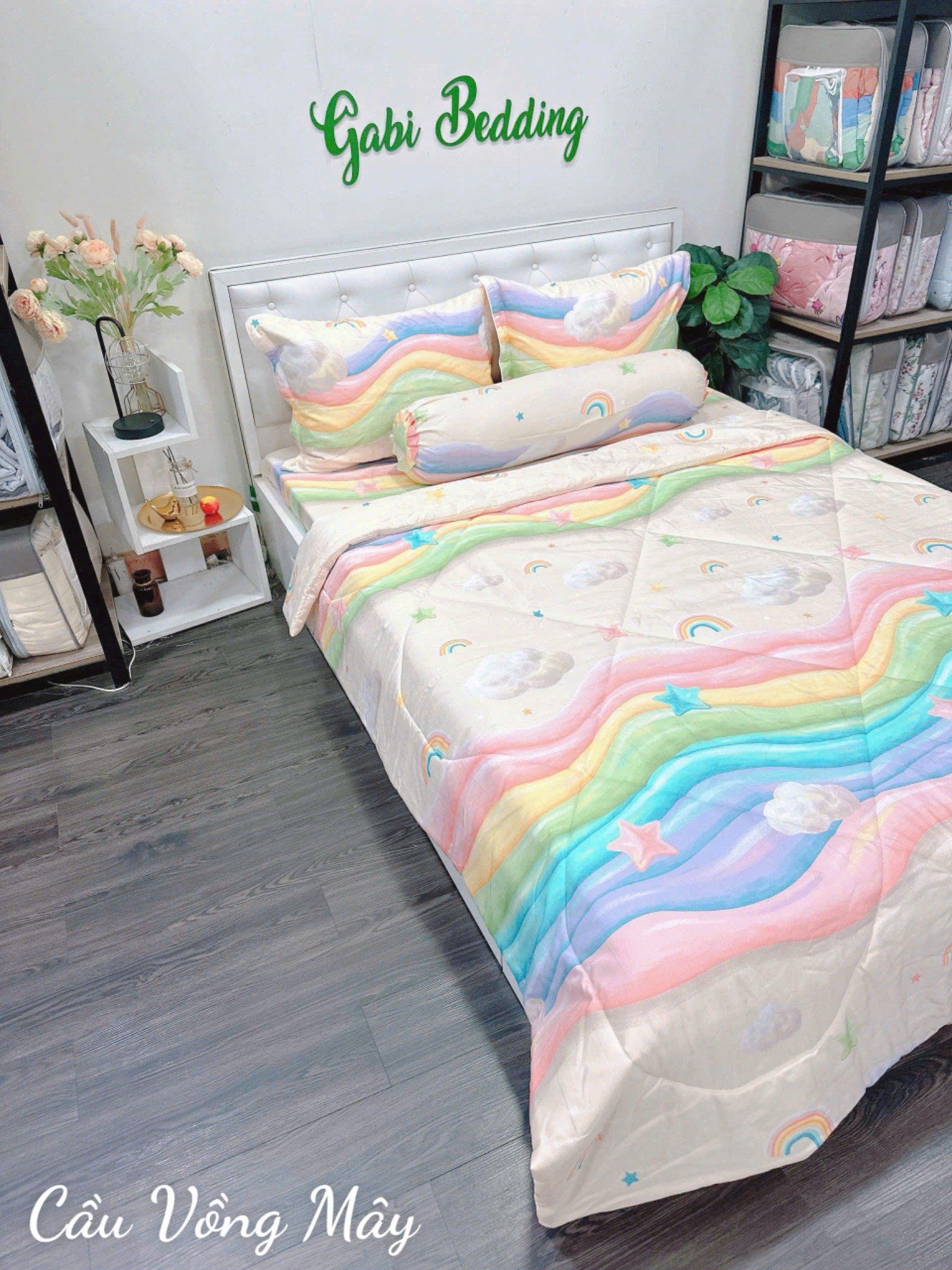  Tencel Cầu Vồng Mây 