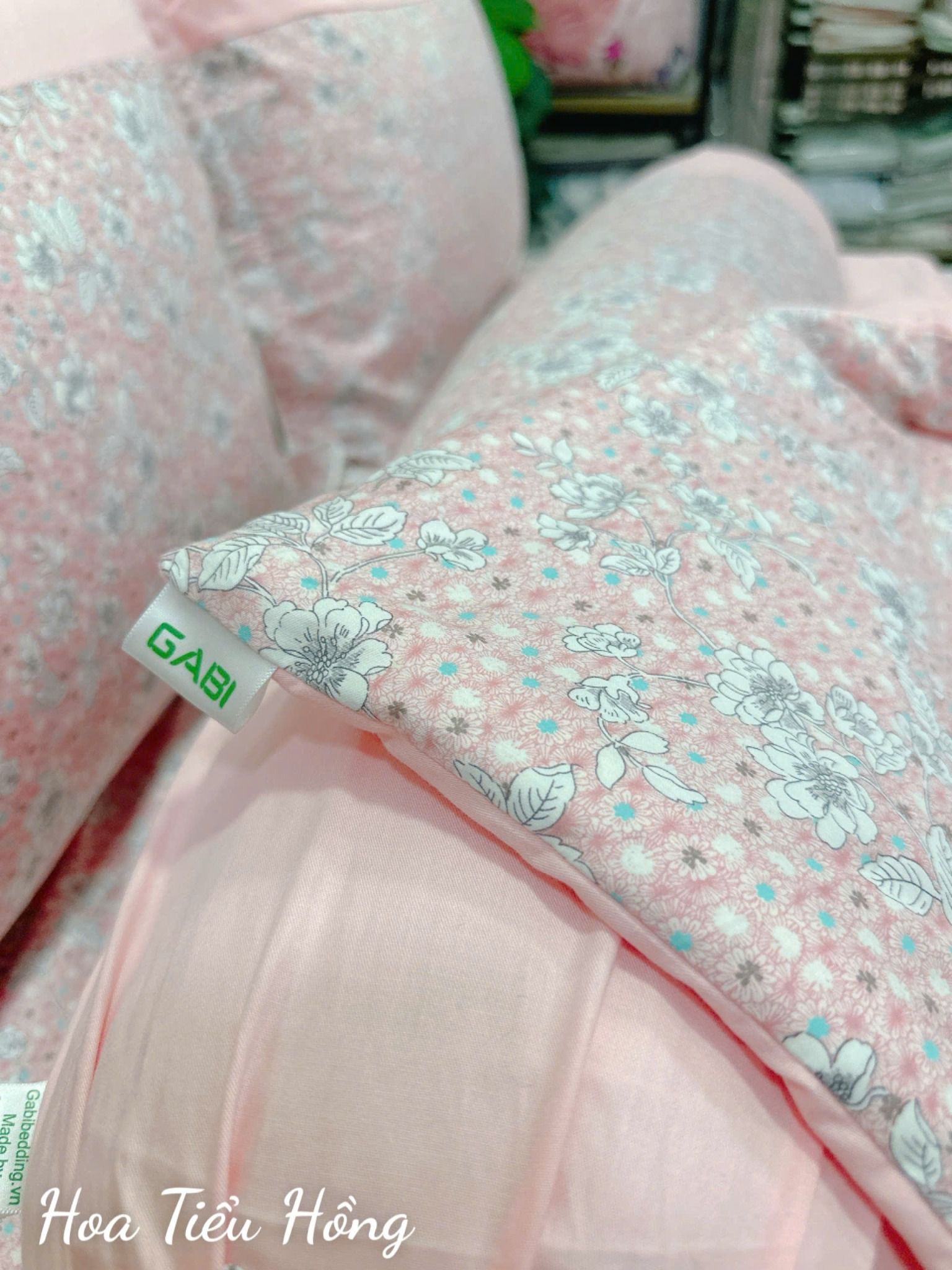  Satin Hoa Tiểu Hồng 