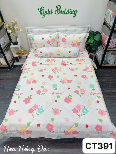  Cotton Hoa Hồng Đào 