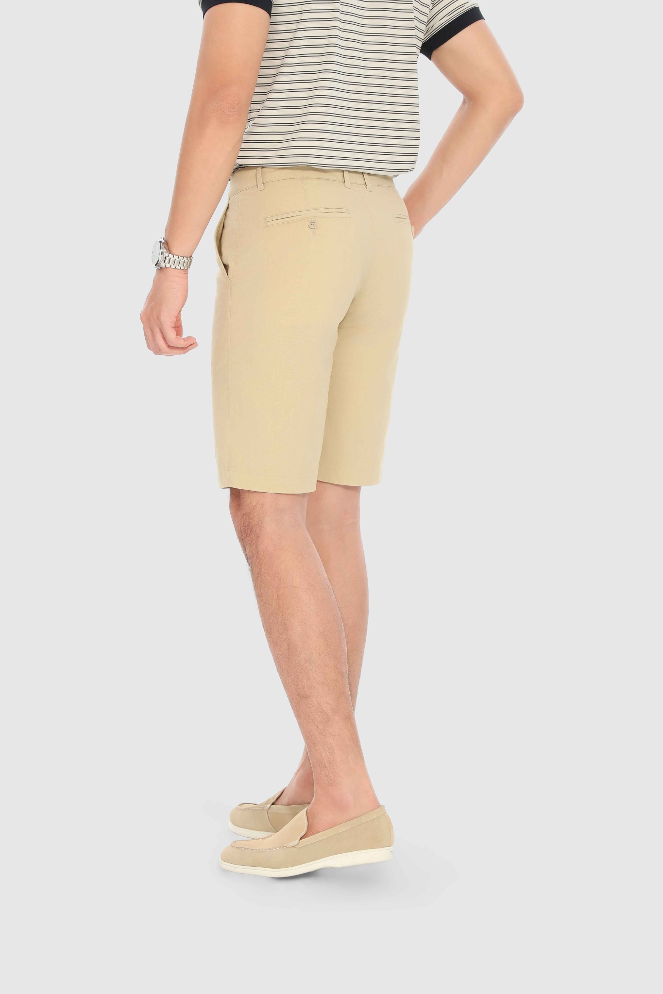 Quần short khaki nam CALUCI MKS627R