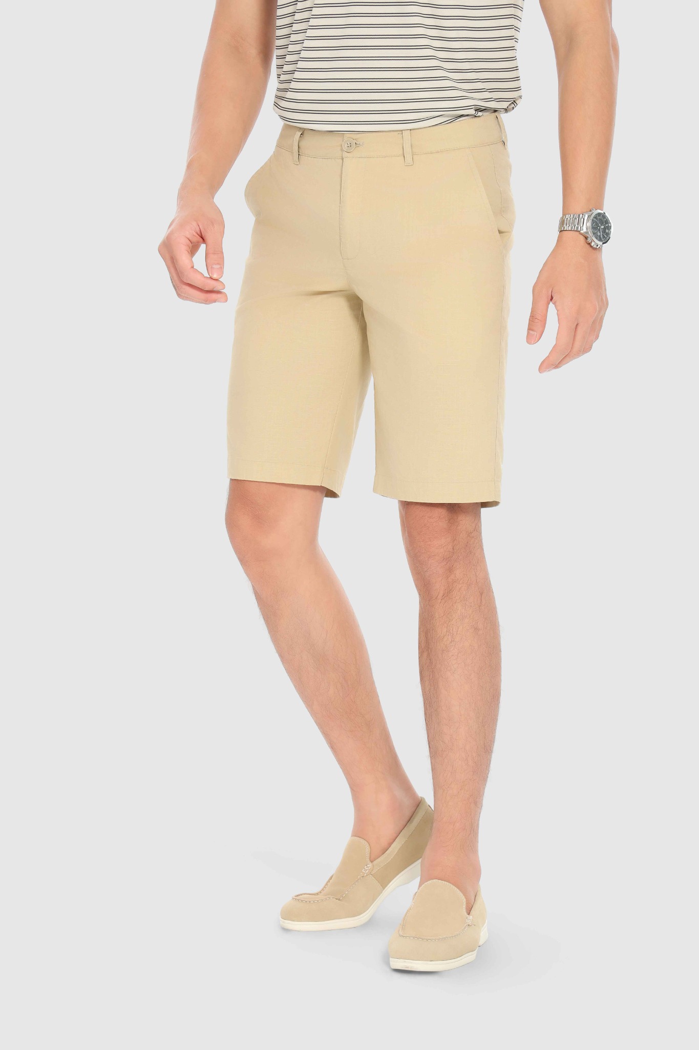 Quần short khaki nam CALUCI MKS627R