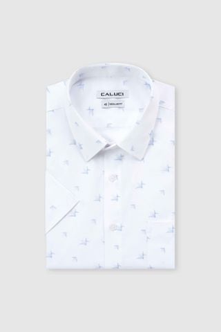 Áo sơ mi nam ngắn tay CALUCI MSS6432R