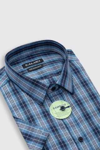 Áo sơ mi nam ngắn tay CALUCI MSS6367R